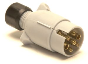 Trailer Plug - 7 pin (12s) Plug: Grey