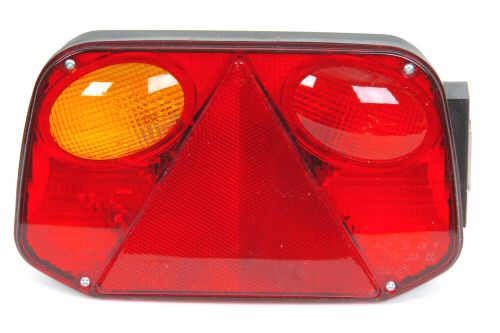 Trailer Light - Quick Fit - 6 way Lamp N/S: No. Plate Delux