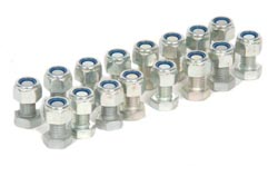 Trailer Bolt Kit: M12 x 40mm bolts & nuts - pack 16