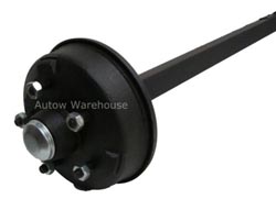 Trailer Axle - Solid Beam Braked: 1900kg