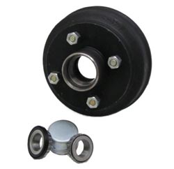 Trailer Brake Drum - Peak 160 x 35 - 4 stud 4" PCD