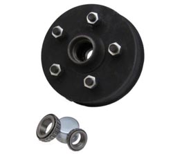 Trailer Brake Drum - Peak 200 x 50 - 5 stud 6.5" PCD