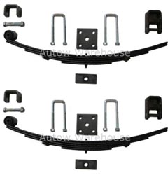 Pair Leaf Springs - Slipper End - 2250kg capacity 6 Leaf 24"