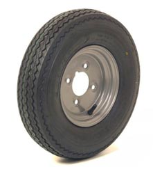 Trailer Wheel: 400x8 6ply 4x4" pcd