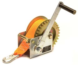 Trailer Winch - Autow: Manual 1400lbs with Strap