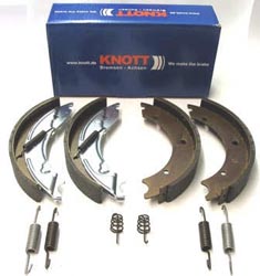 Trailer Brake Shoe - Axle Pack - Knott: 250x40 A/R