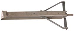 Trailer Corner Jack: 21" Plain Steel