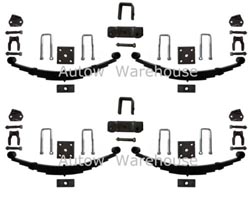 Leaf Springs - Double Eye - 2700kg capacity/set 4 Leaf 24"