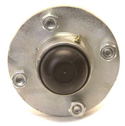 Unbraked Trailer Hub  4x4"pcd - Plated