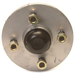 Unbraked Trailer Hub  4x100mm pcd - Plated