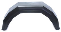 Trailer Mudguard - Plastic: 10" - 185 x 600mm